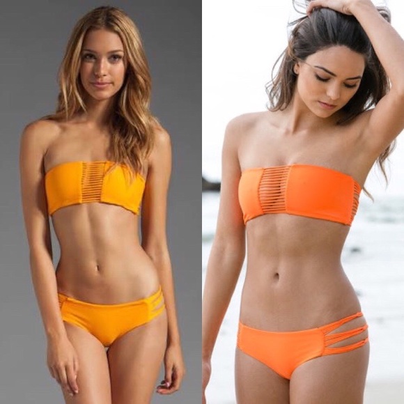 mikoh sunset bikini top